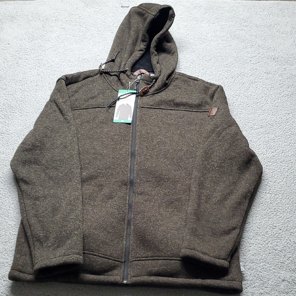Gray Textured Knit Sweater
